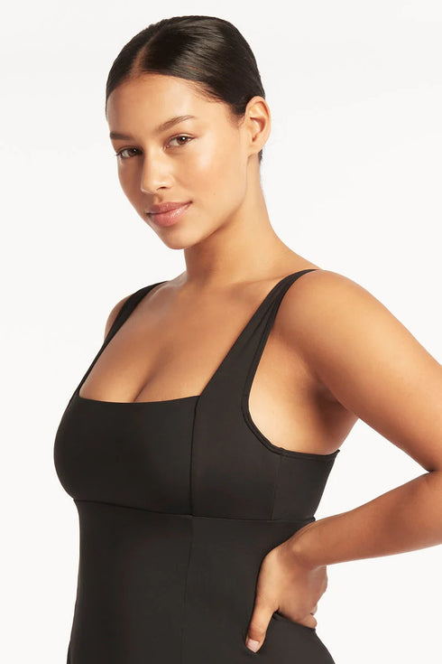 Sea Level Essentials Tummy Ctrl Swm Dres